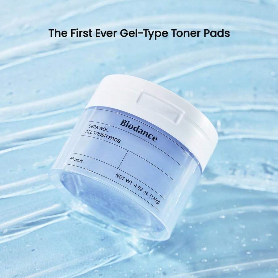 Biodance Cera-Nol Gel Toner Pads - 60 Pads - Salicylic Acid - View 1