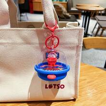 2026新款篮球街机钥匙扣减压玩具 - 多巴胺刺激酷炫吊坠，创意抓娃娃机迷你礼品，手持互动减压伴侣 - 节日礼物，创意惊喜，完美礼物 - 彩色 - 查看 11