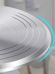 DeTODO Base Giratoria Para Pasteles, Repostería. De Acero Inoxidable Postres - Ver 3