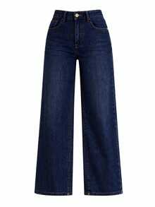 Women Jeans - Azul lavado oscuro - Ver 9