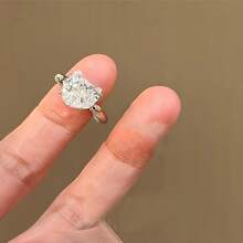 [2 Colors Available]Cute  Ring, Simple And Exquisite, With A High-End Feel, Unique Design, Stylish And Fun, Suitable For Women's Daily Wear - Golden  Ring - View 3