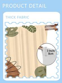 2pcs/Set 110gsm Cartoon Lion Pattern Blackout Curtains, Light Blocking, Thermal Insulation, Suitable For Bedroom, Living Room, Balcony, Modern Minimalist Style, 100% Polyester - Multicolor - View 6