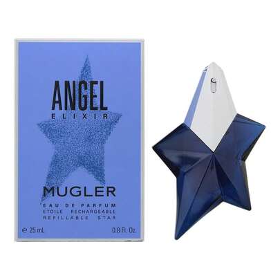  Mugler Angel Elixir Womens EDP 25ml With Free Fragrance Gift