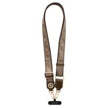 Guess 4g Logo Diamond Pendant - Brown - View 1