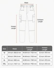 FR Pants For Men, 9 Oz 100% Cotton, Flame-Resistant Cargo Pants With Multi-Pockets And Elastic Waist, Reinforced Tear-Proof Stitching, Ideal For Welding Work And Casual Wear, XXL Size, Khaki - XXL, Khaki - 查看 7