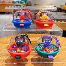 2026新款篮球街机钥匙扣减压玩具 - 多巴胺刺激酷炫吊坠，创意抓娃娃机迷你礼品，手持互动减压伴侣 - 节日礼物，创意惊喜，完美礼物 - 彩色 - 查看 2