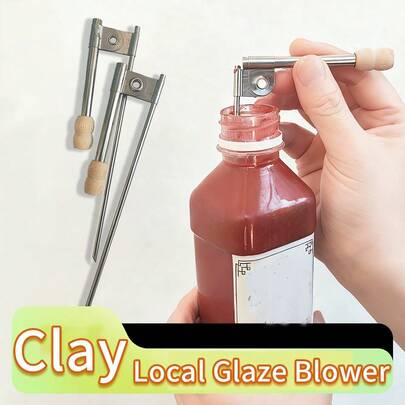 Portable Mini Glaze Sprayer For Pottery - Local Glazing Tube, DIY Ceramic Glazing Clay Tool