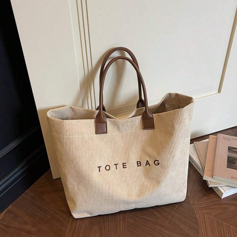 Túi xách đeo vai thời trang cỡ lớn, chất liệu vải nhung mềm mại, có túi bên hông và nhiều ngăn bên trong, khóa kéo, phù hợp cho những chuyến đi ngắn, đi làm và sử dụng hàng ngày. - Nhiều màu - Xem 1