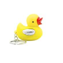 Patito Toques Llavero Con Linterna Juguete de Broma Color Amarillo Luz Fría - Amarillo - Ver 2