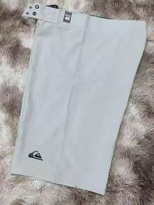 Men's Bermuda Shorts With Back Pocket, Basic Premium Summer, Casual, Pool, Beach - Off - View 1