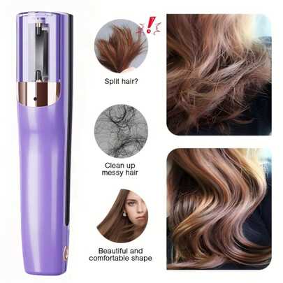 理发器，分叉修剪器，理发器，护发，夏季自动分叉理发器，C型充电式分叉理发器，自动分叉修剪器，专业护发礼品，父亲节自动电动理发器，家用沙龙专用C型充电式分叉理发器，无线边缘控制修剪器