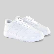 Urban Wear Unisex Comfort Sneakers - Limited Time Offer. Sporty, Casual, Lace-Up. Footwear. Outdoor, Gym And Fitness, Home, Party, School, Office, Vacation. - tro trắng - Xem 1