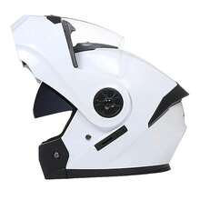 VENTDEPOT Casco, MXBSH-001, 1Pza, Blanco, DOT, Talla S, Abatible, Casco Motociclista - A - Ver 1