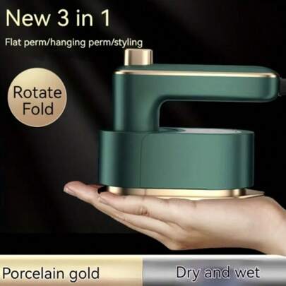 OBOVAY 3-In-1 Handheld Ironing Board And Iron, Suitable For Mini Garment Steamer, Portable Travel Steam Iron, Home Appliance Clothing Steam Ironing Machine