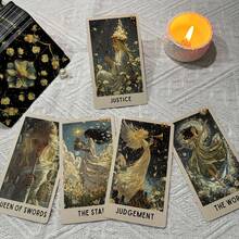 [Enchanted Bloom] Tarot, Ethereal Waite Tarot Deck, Full Set Of 78 Cards For Beginners And Novices, Traditional And Universal - Multicolor - View 3