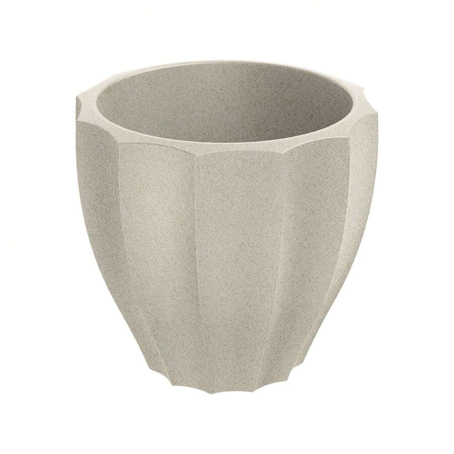 Interior Rona Round Sand Rotomolding Pot Ø60x54 - C - View 1