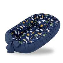 Crib Reducer Nest For Baby Boy Girl Pink Blue Layette - 海洋探險 - 查看 2