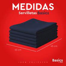 Table Napkins - Light Grey - View 6