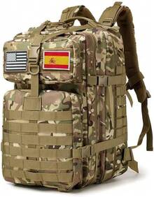 HAMGOO Tactical Backpack 45L With Molle System Large Capacity Military Waterproof For Emergencies Hiking And Camping - Backpack For Outdoor Activities - VÀ VERDECAMO - Xem 1