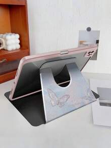 这款精美设计的720度旋转亚克力透明水晶后盖，是一款具有防摔功能的保护壳，并具备睡眠和唤醒功能。它适用于第十代Galaxy Tab S6 Lite 10.4、S11/S9/S8/S7/A11/A9、荣耀8、荣耀X9A、iPad 2 2025（11英寸）、iPad Air 2等平板电脑。它也是一份适合作为节日礼物的佳品，例如开学季、情人节、新年和圣诞节等。 - 彩色 - 查看 3