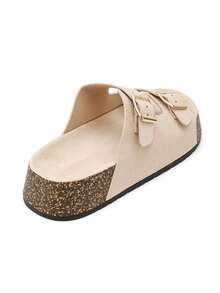 Sandal và dép hở gót phong cách Bohemian: Vẻ thanh lịch tự nhiên với những chi tiết thủ công tinh tế. - Màu be - Xem 5