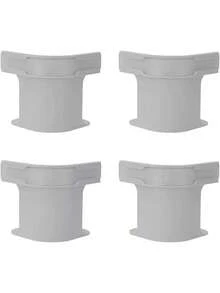4pcs/Set Bed Sheet Fasteners, Bed Sheet Clips To Keep Bed Sheets Firm And Tight, Heavy Duty Bed Sheet Holder Corners Suitable For All Mattress Sizes (4, Grey) - Gray Fasteners + Clamps - View 10