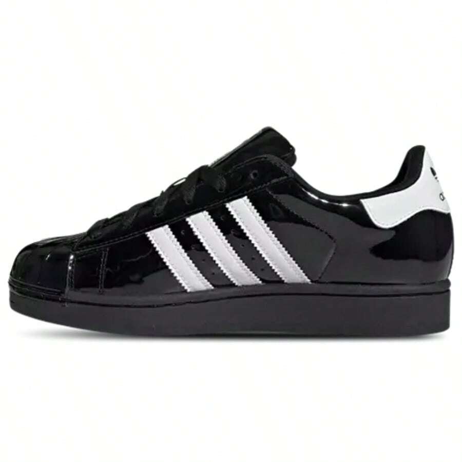 Adidas Superstar Originals 2 'Rhinestone Black Silver' Women's IH4200 | Retro Heritage Style, Timeless Silhouette - 金屬黑 - 查看 1