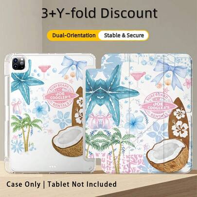 1 pieza Funda para tableta plegable 3+Y, con múltiples métodos de soporte, compatible con Huawei MatePad SE 11", MatePad 11 pulgadas, MatePad Pro 12.2 2024, Honor Pad X9A 2025, Honor Pad 9, Honor Pad X9 Pro 2025, Pad 6, Pad SE 11", Pad 2 Pro 12", Pad 2 11", Galaxy Tab A11, Galaxy Tab S9 FE 2023, Galaxy Tab S10+, Air 11 pulgadas (M2) -2024, Pro 11 pulgadas (M4) -2024, Air 13 pulgadas (M2) -2024, Pro 13 pulgadas (M4) -2024