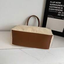 Túi xách đeo vai thời trang cỡ lớn, chất liệu vải nhung mềm mại, có túi bên hông và nhiều ngăn bên trong, khóa kéo, phù hợp cho những chuyến đi ngắn, đi làm và sử dụng hàng ngày. - Nhiều màu - Xem 6