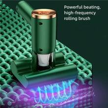 OBOVAY Wireless Bed Vacuum Cleaner, Handheld UV Vacuum Cleaner, Powerful Suction For Deep Cleaning Bedding, Sofa, Carpet And Other Fabric Surfaces - Multicolor - View 7