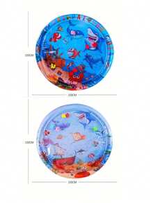 2026 New Thickened Pet Water Sensing Play Mat, Cat Sensory Water Mat, Cat Cooling Pad, Universal Cat/Dog Water Sensing Mat, Inflatable Cooling Lounging Water Mat - Multicolor - View 5