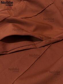 Women's Tailored Wide Leg Pants With Belt Casual Elegant Pocket Button Zipper - Đất nung - Xem 2