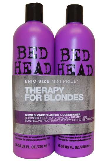  Tigi Bed Head Dumb Blonde Reconstructor 750ml And Shampoo 750ml