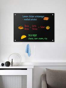 1 Set Acrylic Blackboard Wall Decor, Writable Surface, Wall-Mounted Acrylic Blackboard - Multicolor - View 4