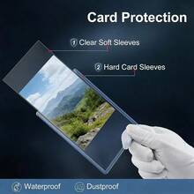 5/10/20/30个装硬塑料卡套，棒球卡保护套，透明卡套，迷你卡套，Mclovin，照片卡套，Kpop卡，Kpop，K-Pop，照片卡套 - 彩色 - 查看 8