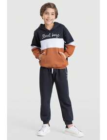 Boys' Street Boys Caramel Fleece Set - Camel - View 2