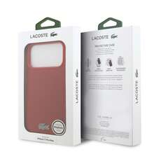 Lacoste Logo Embroidered  Case - Red - View 8