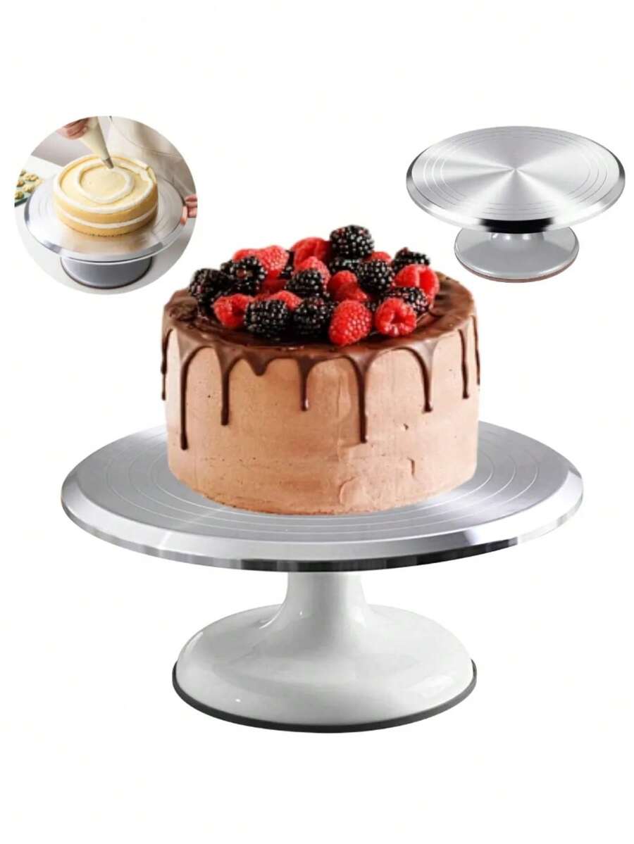 Soporte Giratorio De Aluminio Para Pasteles - Ver 1
