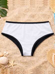 Calcinha Biquíni Hot Pant Cintura Alta Conforto - Preto - Visão 6