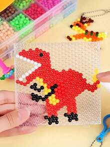 1 set Juego de cuentas mágicas de agua de colores aleatorios, cuentas adhesivas de agua mágica, juguete educativo hecho a mano y creativo - Multicolor - Ver 7