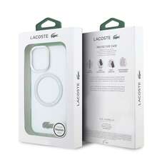 Funda Lacoste Cocodrilo Magsafe iPhone Transparente - transparente - Ver 8
