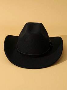 1pc Country And Western Women's Hats, Cowboy, Cowgirl Hat, Cowgirl, Bride,Suitable For Cycling, Parties, Traveling, Weddings And Photography - Multicolor - View 4