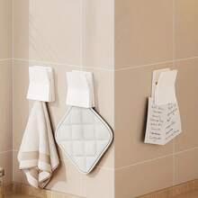 Ganchos modernos de pared para guantes de goma, estante de almacenamiento de guantes de cocina de material plástico - Ver 3