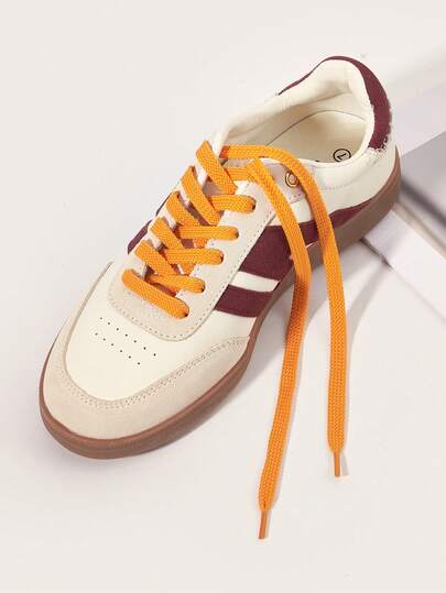 1 Pair 120cm Fashion Double-Layer Hollow Flat Shoelaces/Suitable For Casual Shoes/Flats/Sneakers, Shoelace Accessories Only, Shoes Not Included