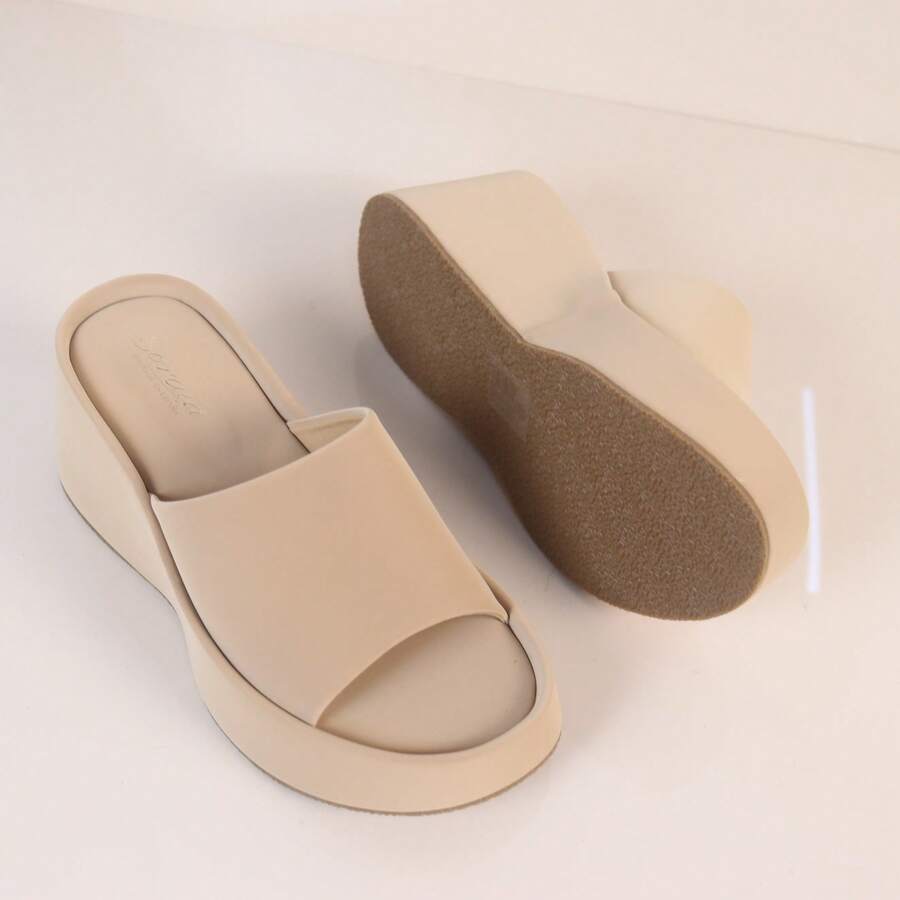 angelica Women Platforms & Wedge Sandals - Beige - View 1