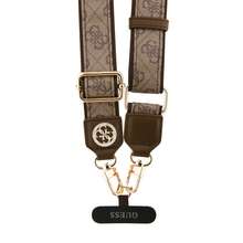 Guess 4g Logo Diamond Pendant - Brown - View 3