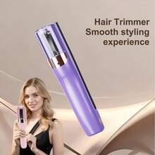 USB充电式分叉修剪器，专用于修剪受损分叉发梢，分叉修剪器，理发器，分叉修剪器，理发器，护发，夏季自动分叉修剪器，C型充电式分叉修剪器，自动分叉修剪器 - 彩色 - 查看 11