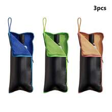 防漏雨伞袋和湿雨伞收纳袋，防水旅行雨伞袋，带吸水内衬，小巧防漏，适合背包和行李箱，旅行必备，女士礼物，圣诞礼物，斋月礼物，情人节礼物，感恩节礼物，新年礼物 - 彩色 - 查看 16