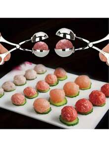 304 Stainless Steel Meatball Maker, Kitchen Tool, Restaurant & Kitchen Accessory - Multicolor - View 4
