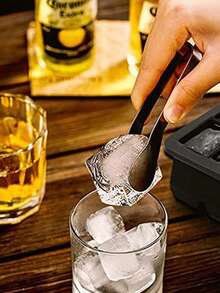 1 Silicone Ice Grid Mold, Simple Black 15 Grid Refrigerator Ice Maker Tray To School - View 3